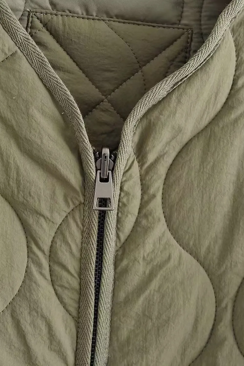 ' Caden' Reversible Quilted Jacket with Checkered Pattern