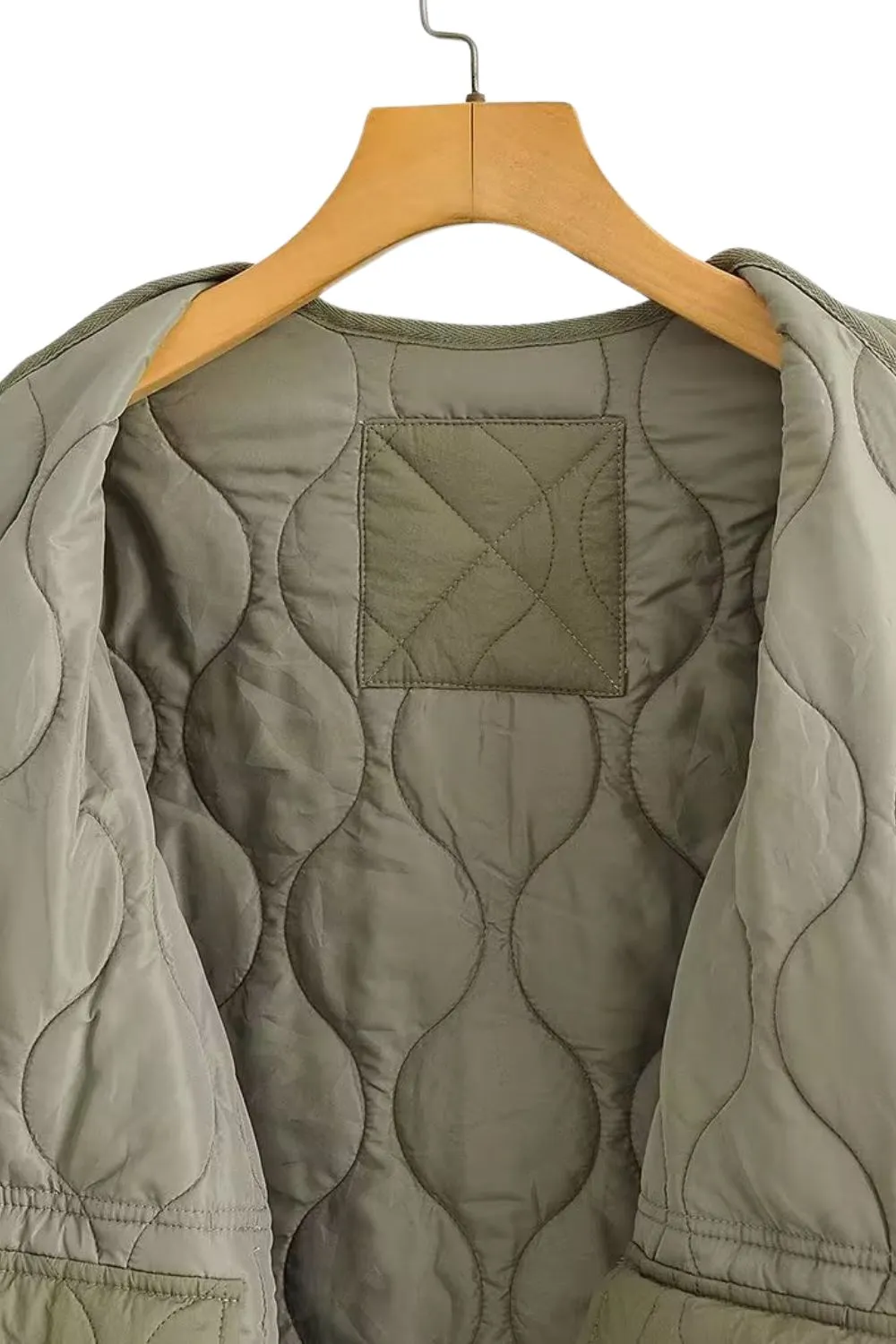 ' Caden' Reversible Quilted Jacket with Checkered Pattern