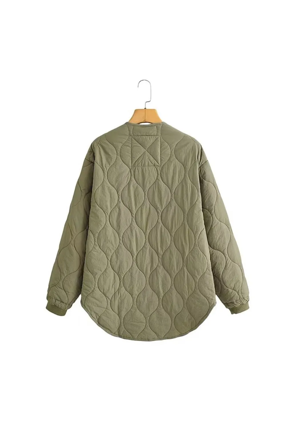 ' Caden' Reversible Quilted Jacket with Checkered Pattern