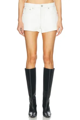 5-Pocket Leather Short