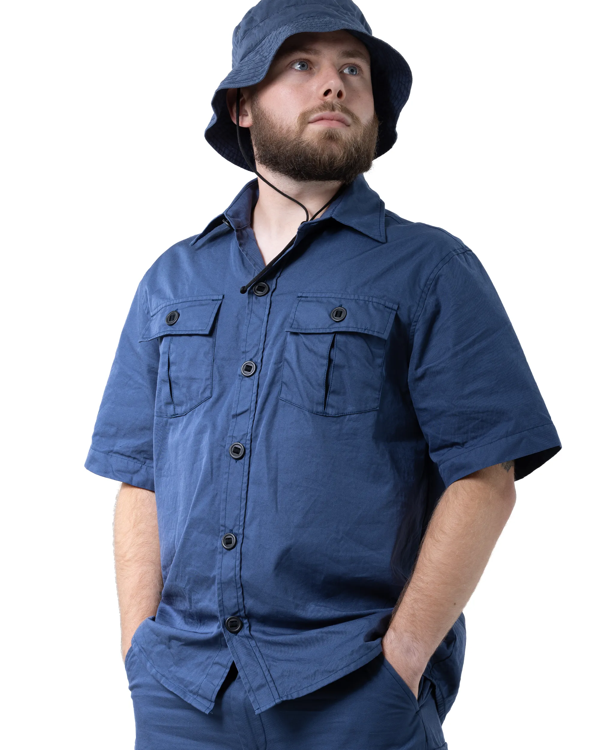 A129 Alston Shirt -  Air Force Blue