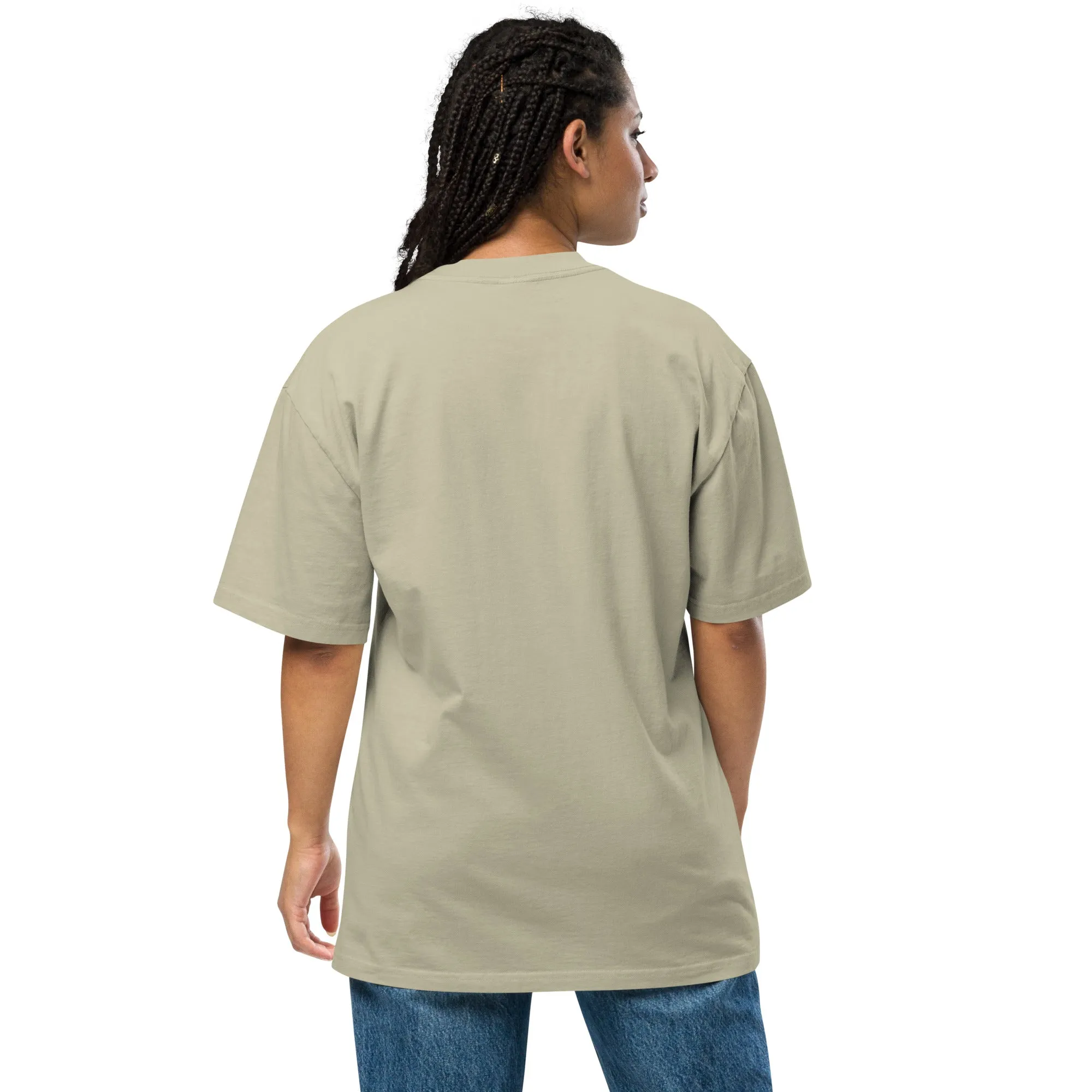 AK47 Embroidered Oversized Faded T-Shirt
