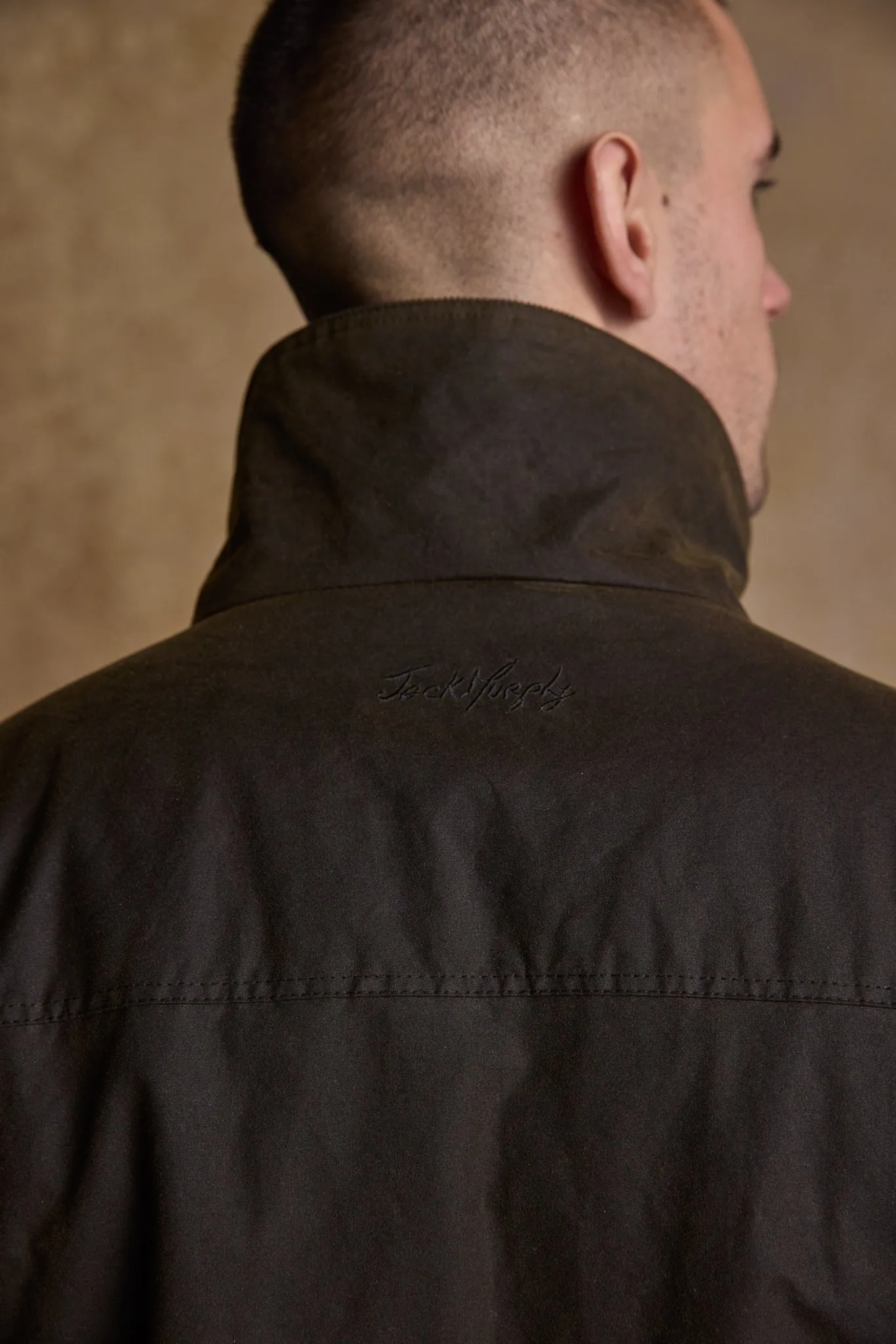 Archie Wax Jacket - Olive