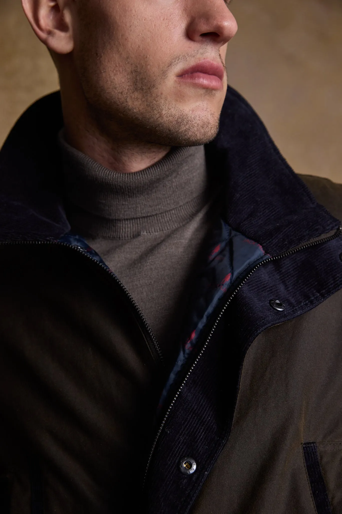 Archie Wax Jacket - Olive
