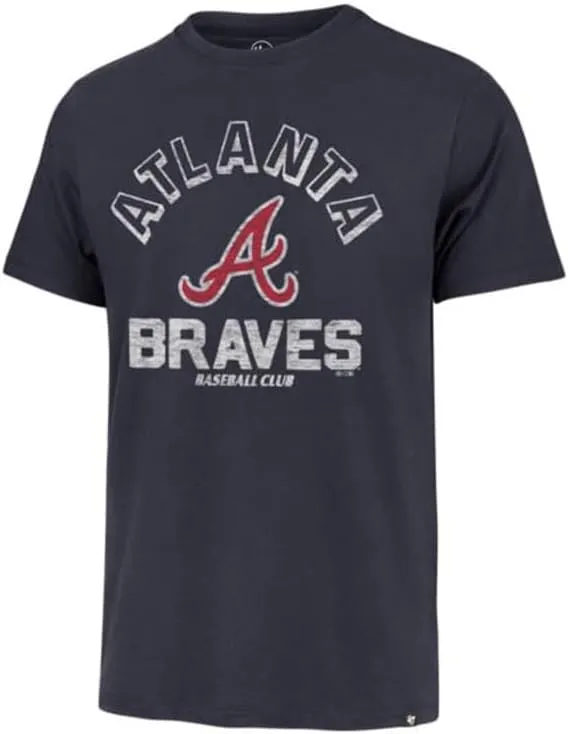 Atlanta Braves Retrograde Franklin Tee - Atlas Blue