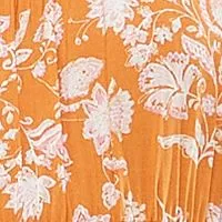 BEBOP Womens Floral Elbow Sleeve Scoop Neck Wide Leg Romper