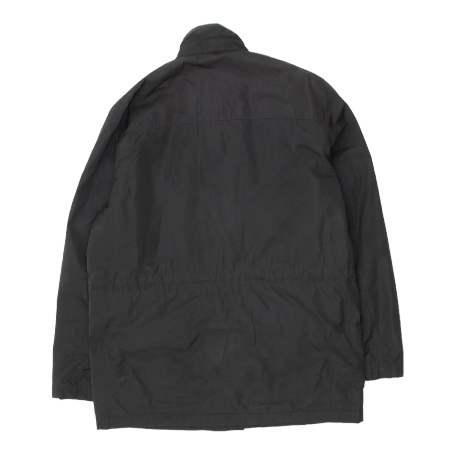 Burberry London Mens Black Quilted Coat | Vintage High End Designer Jacket VTG