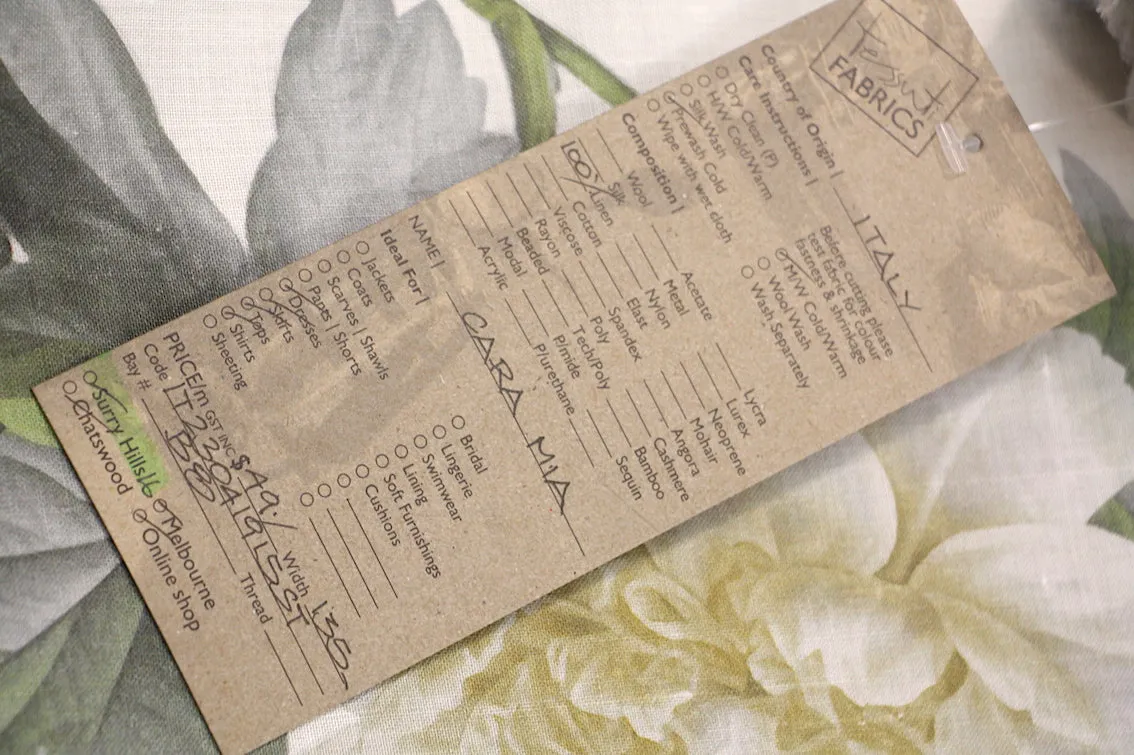 Cara Mia - Printed Linen