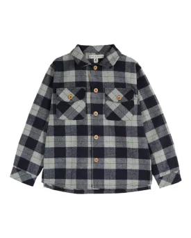 Carreau Shirt in Marine