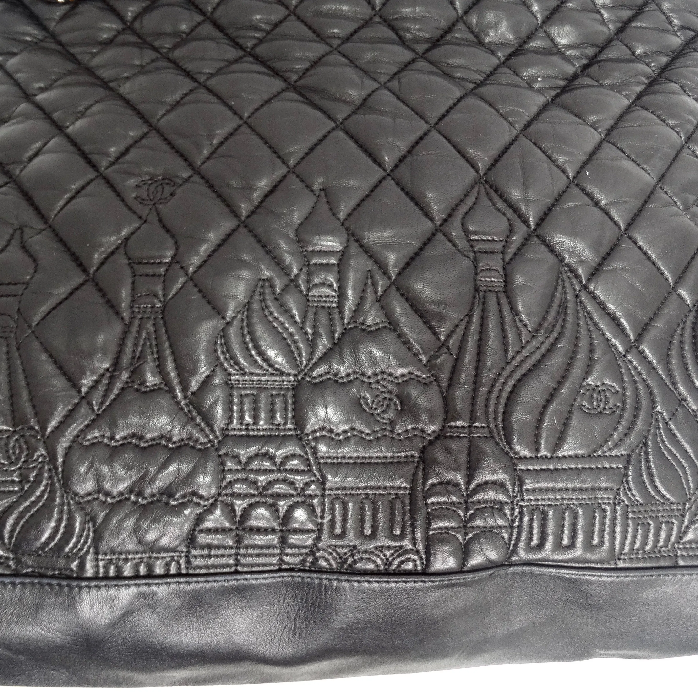 Chanel Paris-Moscow Red Square Kremlin Large Shoulder Bag