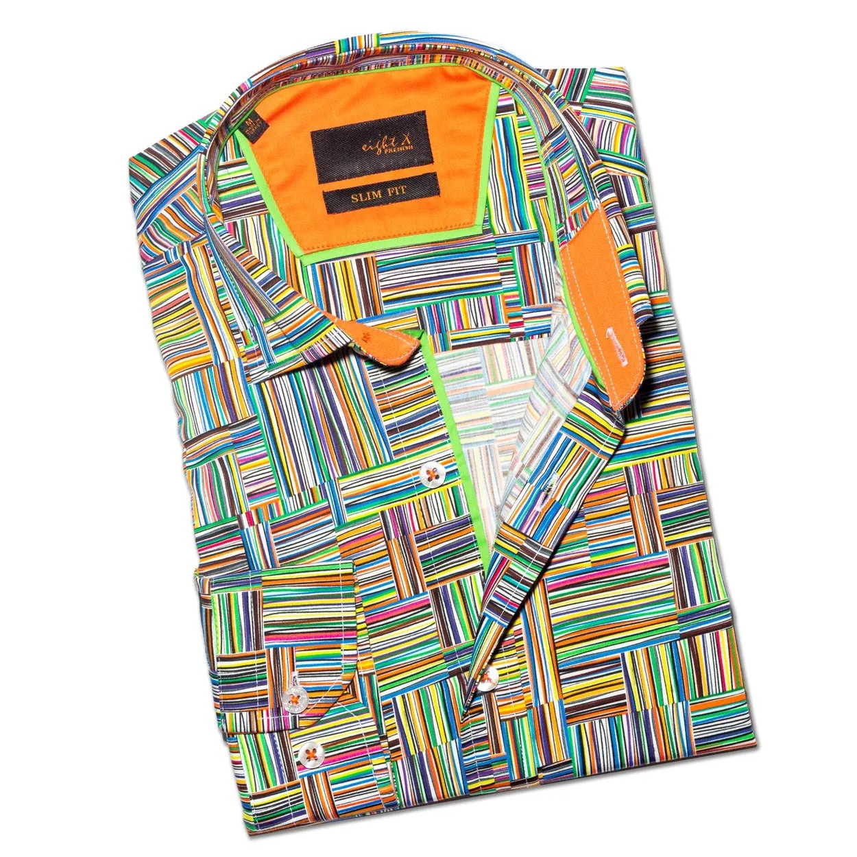 Colored Pencil Button Down Shirt