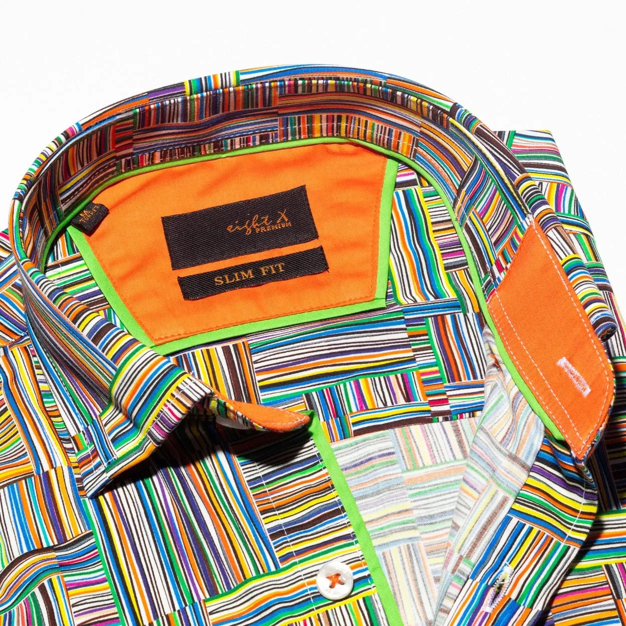 Colored Pencil Button Down Shirt