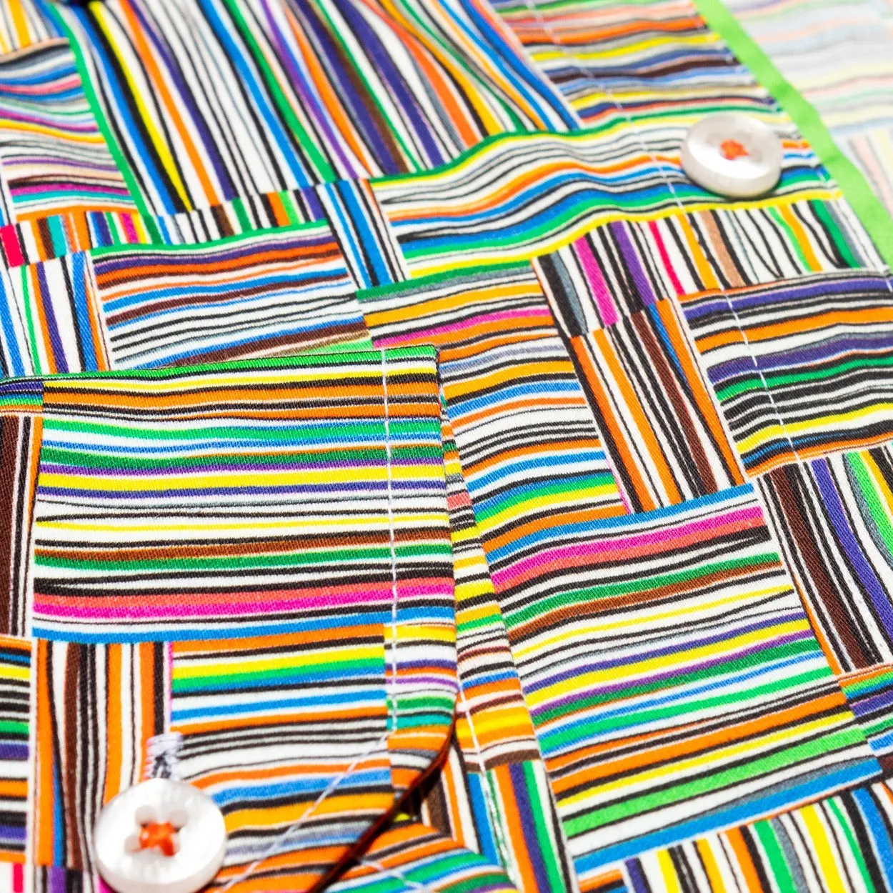 Colored Pencil Button Down Shirt