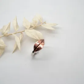 Copper leaf ring N1/2