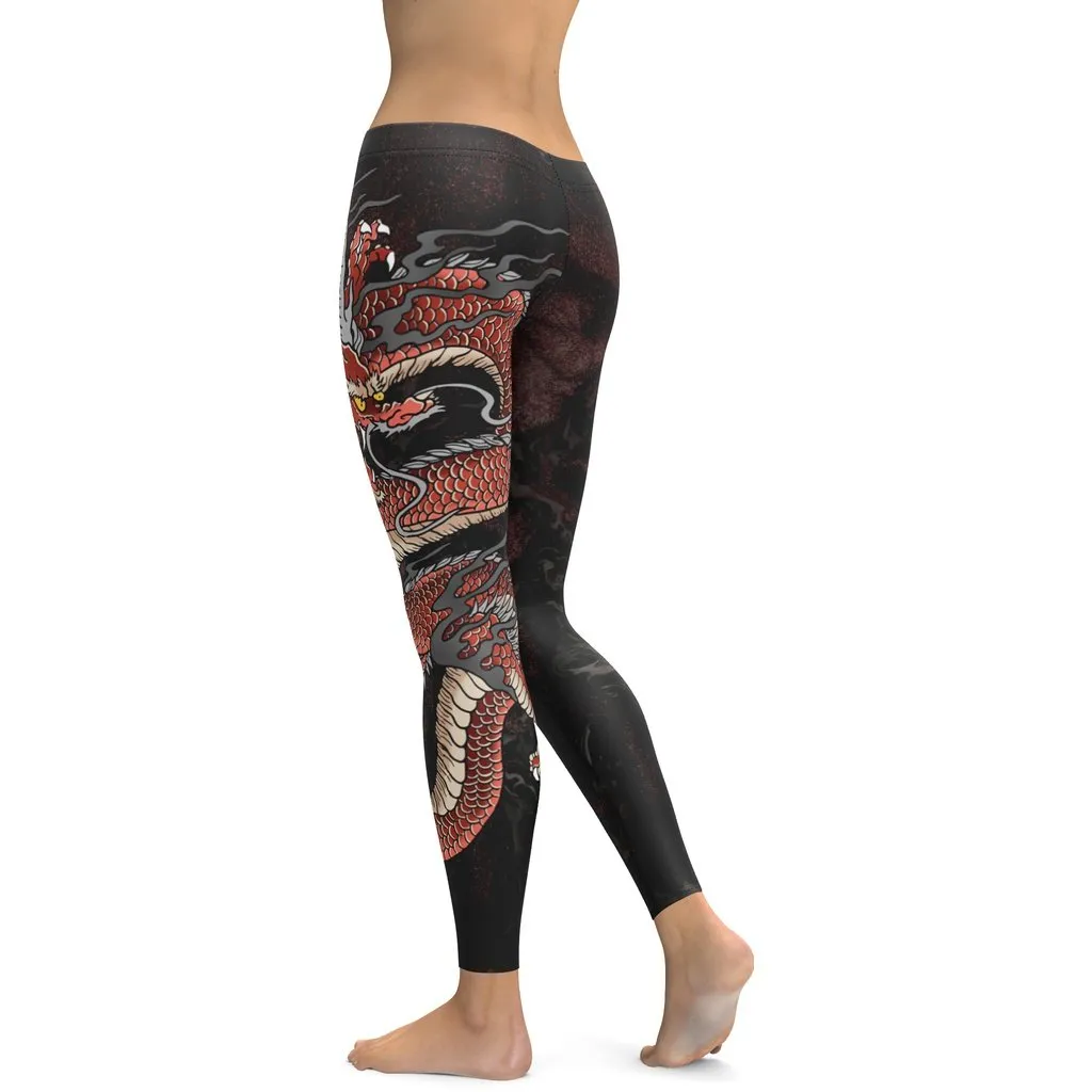 Japanese Dragon Leggings