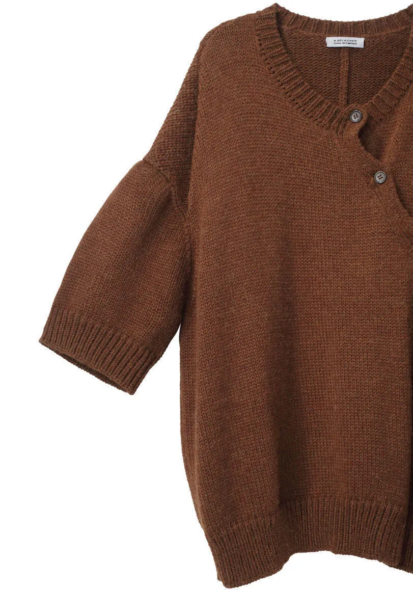 Kaho Heavy Short Sleeved Cardigan