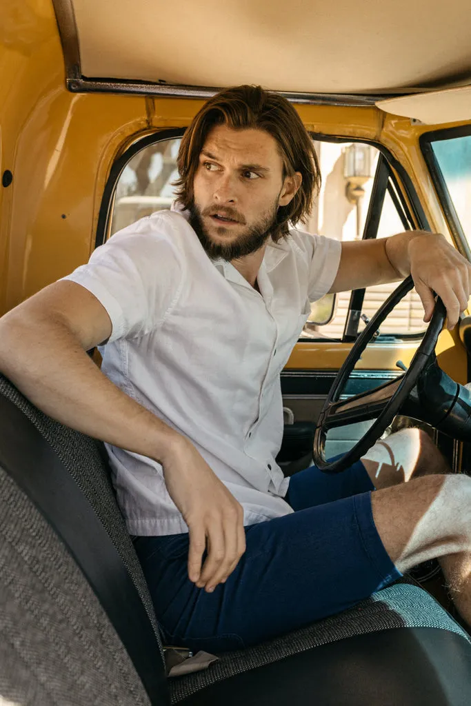 Kato The Wrench SS WGauze Organic Button Up White SS24