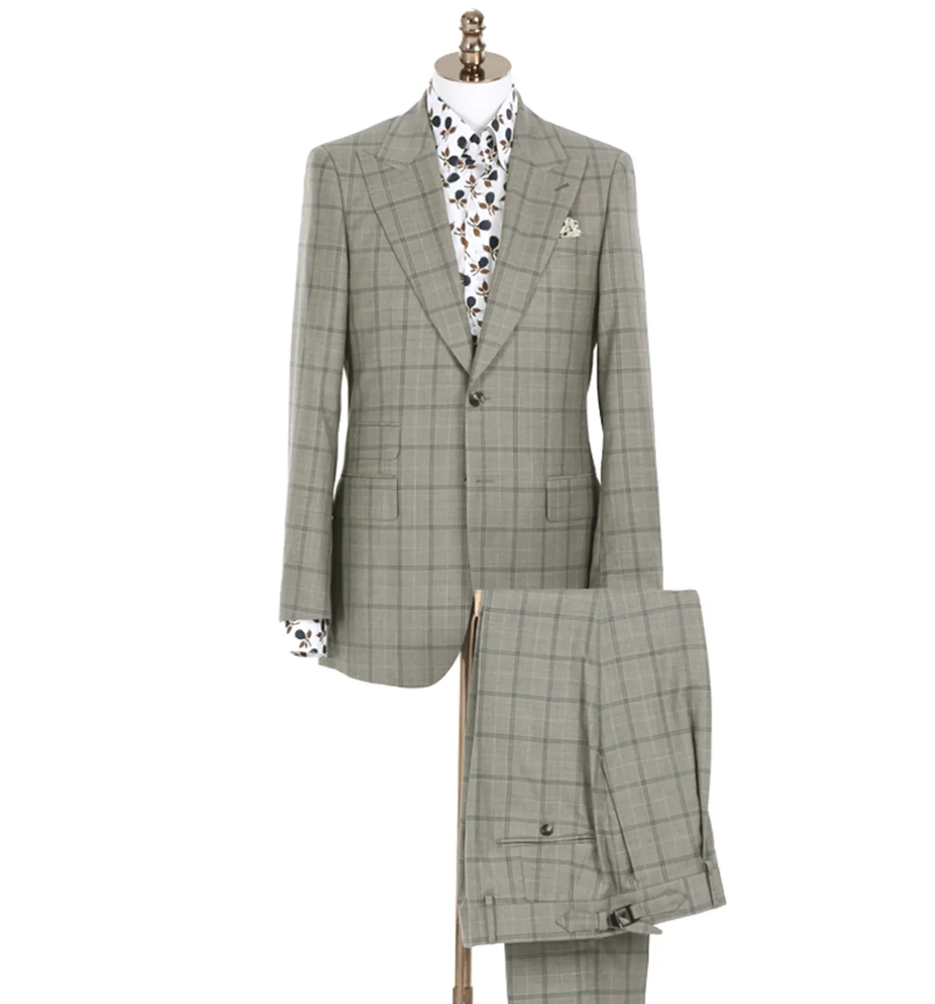 MDZ Khaki Skyline - Limited Edition Suit - Custom Made - Ships 4-6 Weeks