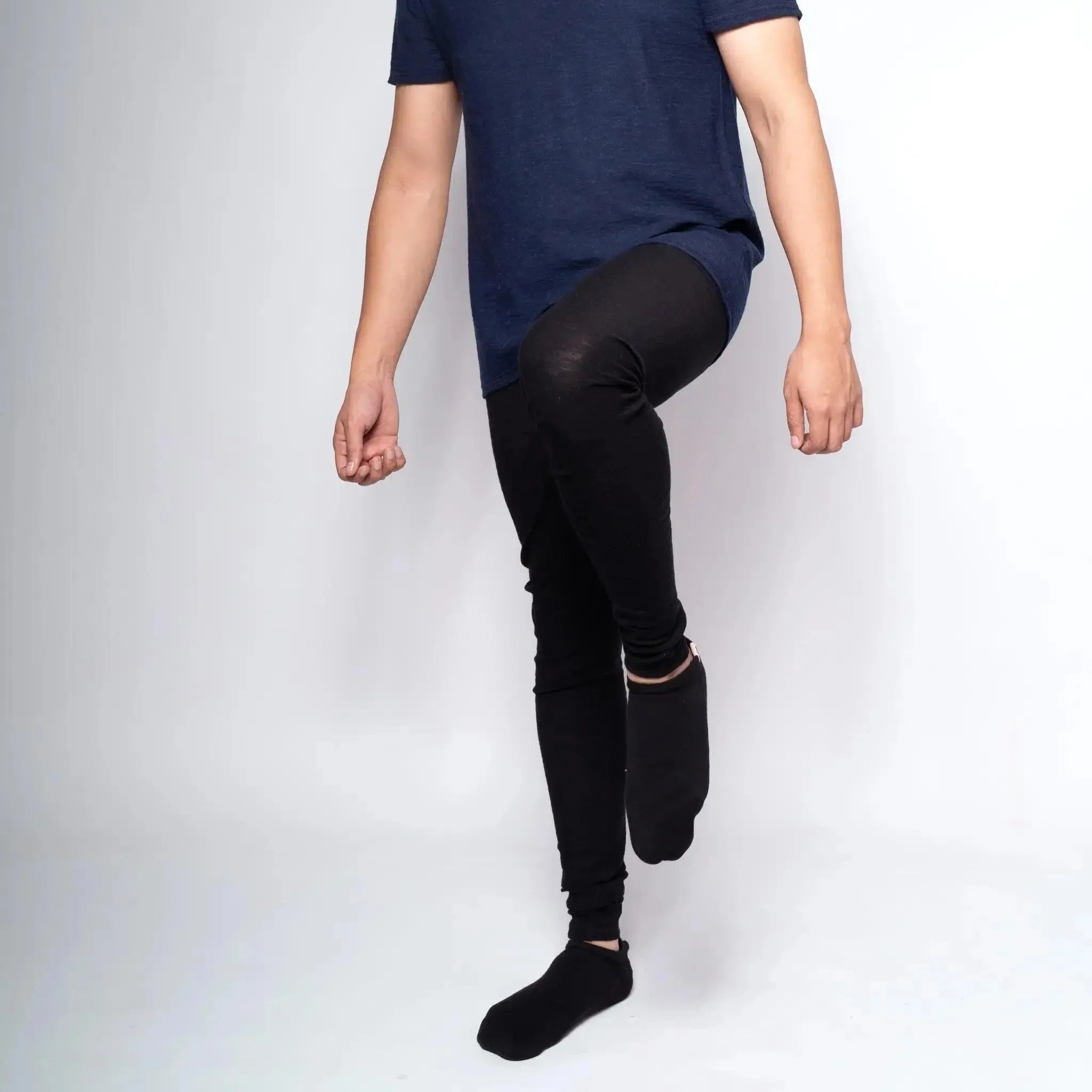 Men's Alpaca Wool Leggings: 160 Ultralight