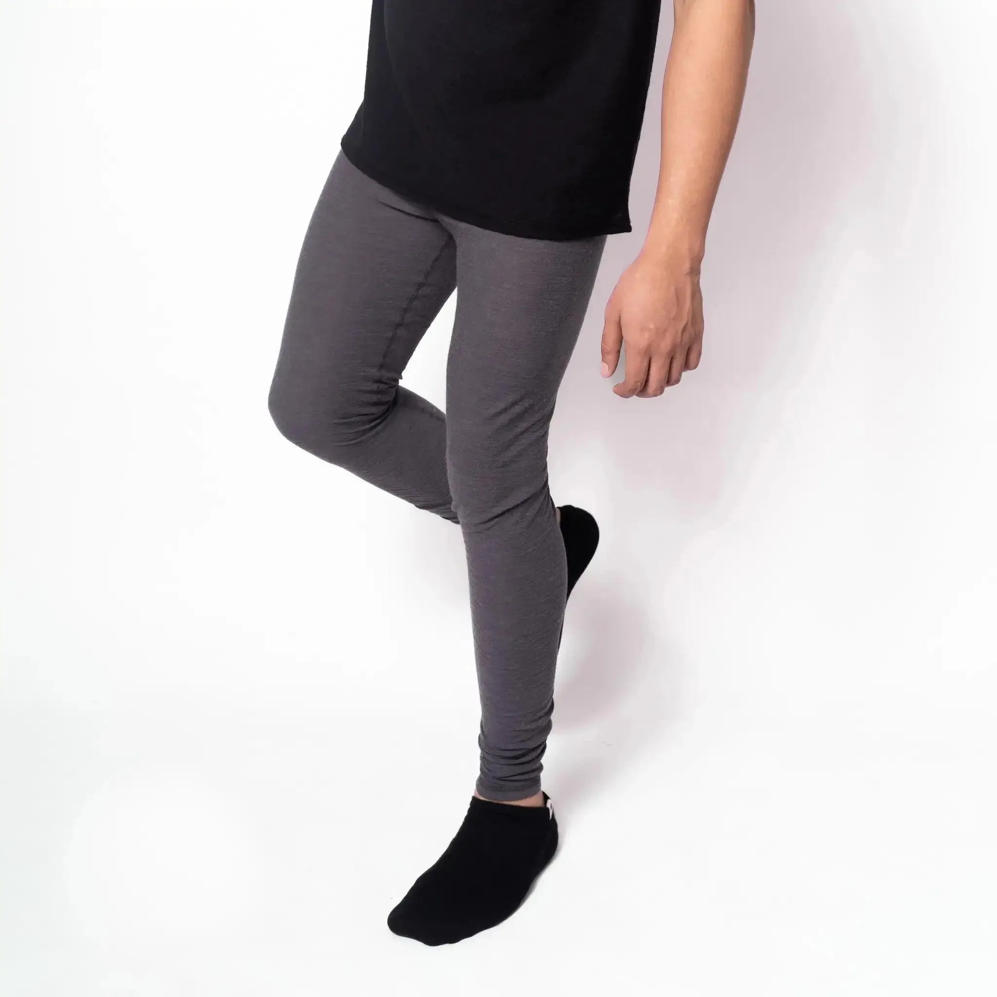 Men's Alpaca Wool Leggings: 160 Ultralight