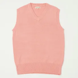Merz b. Schwanen KVE02 Plant Based Knitted Vest - Peach