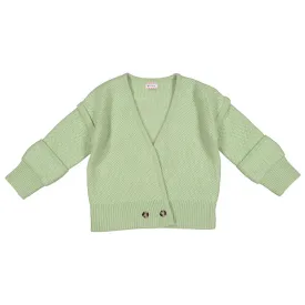 Morley Child Mono Fuzzy Sweater Loden Green