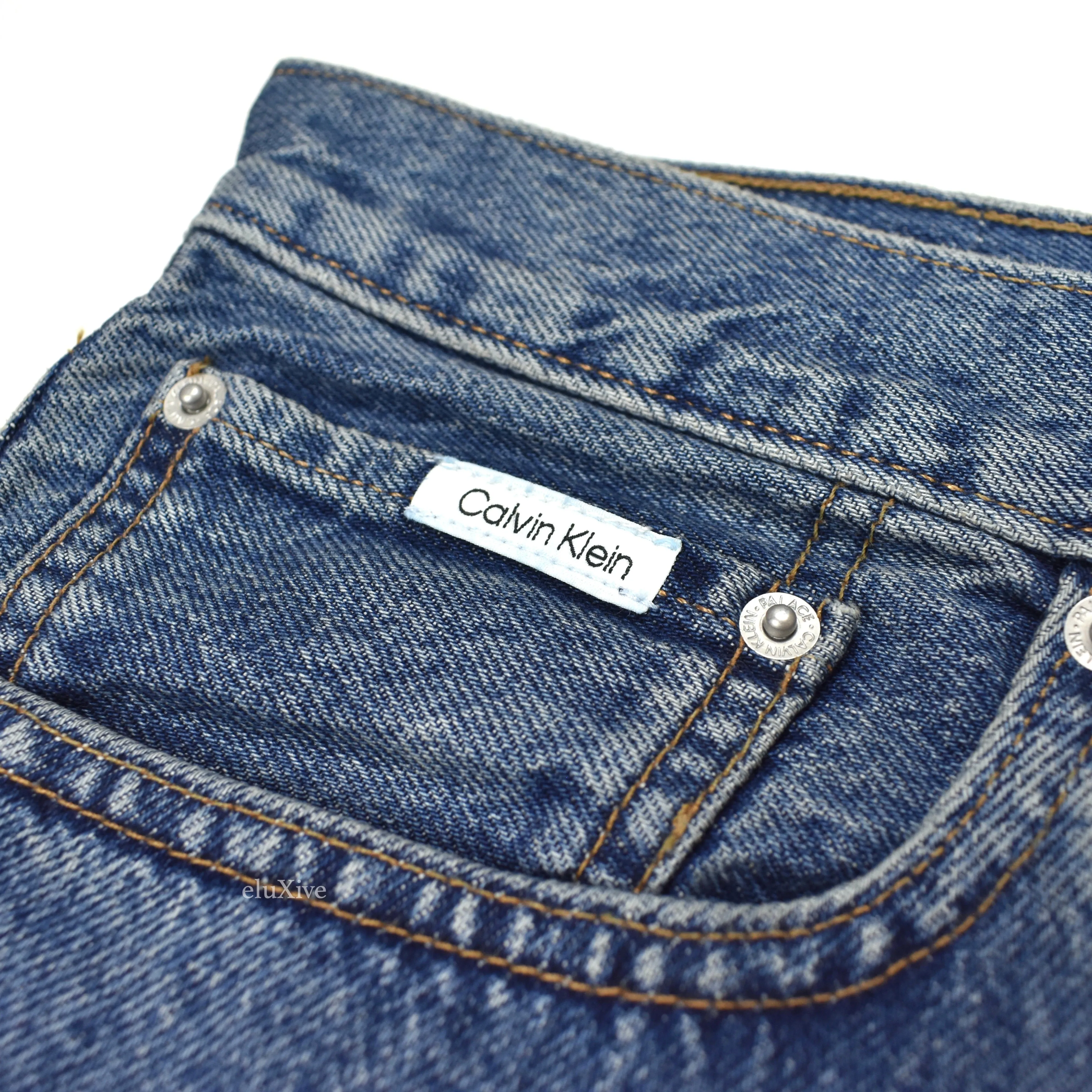 Palace x Calvin Klein - CK1 Baggy Denim Shorts (Blue)