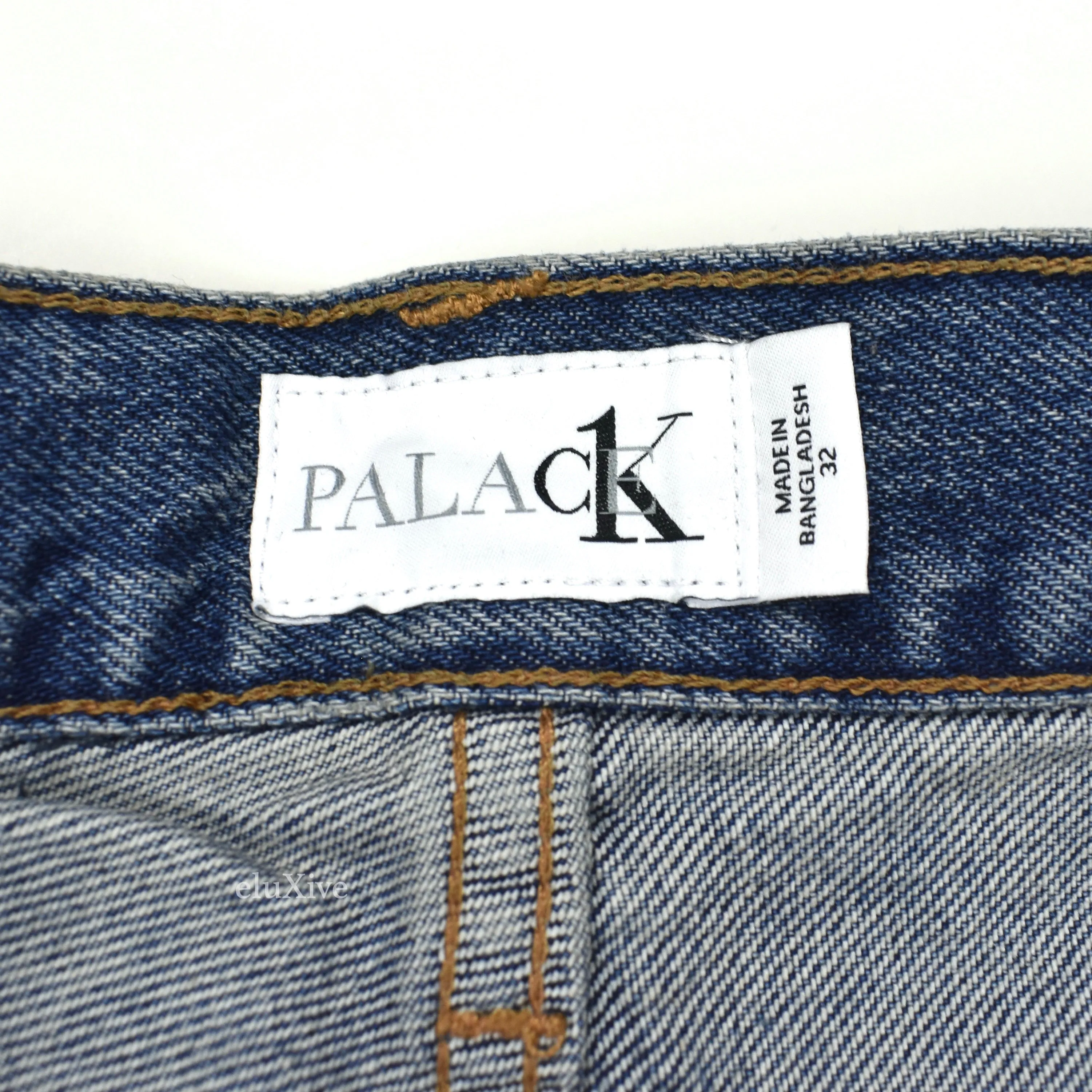 Palace x Calvin Klein - CK1 Baggy Denim Shorts (Blue)