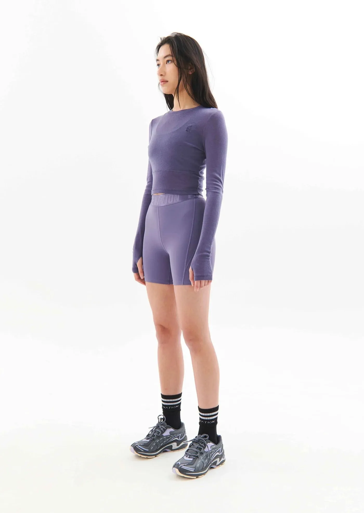 P.E Nation Free Play L/S Top in Heron
