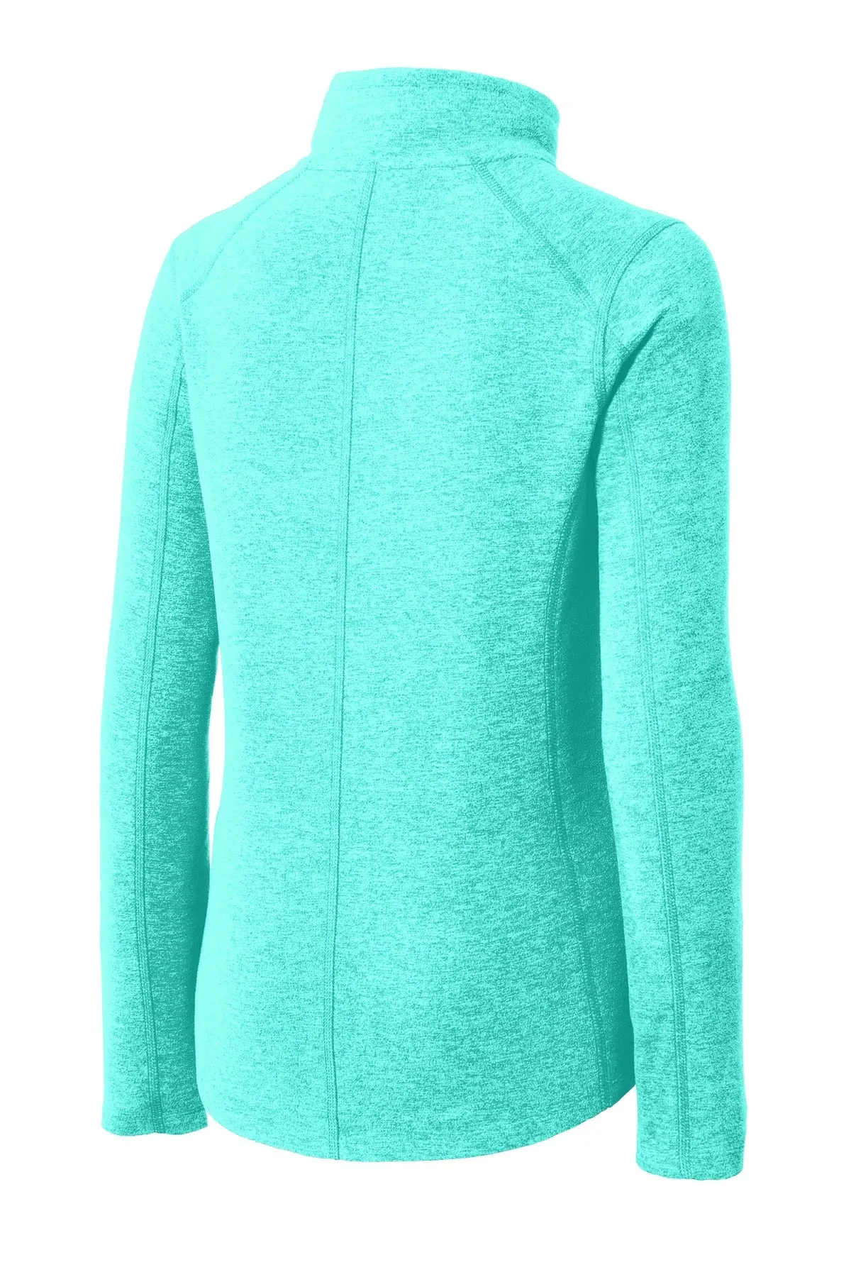 Port Authority Ladies Heather Microfleece Full-Zip Jacket. L235