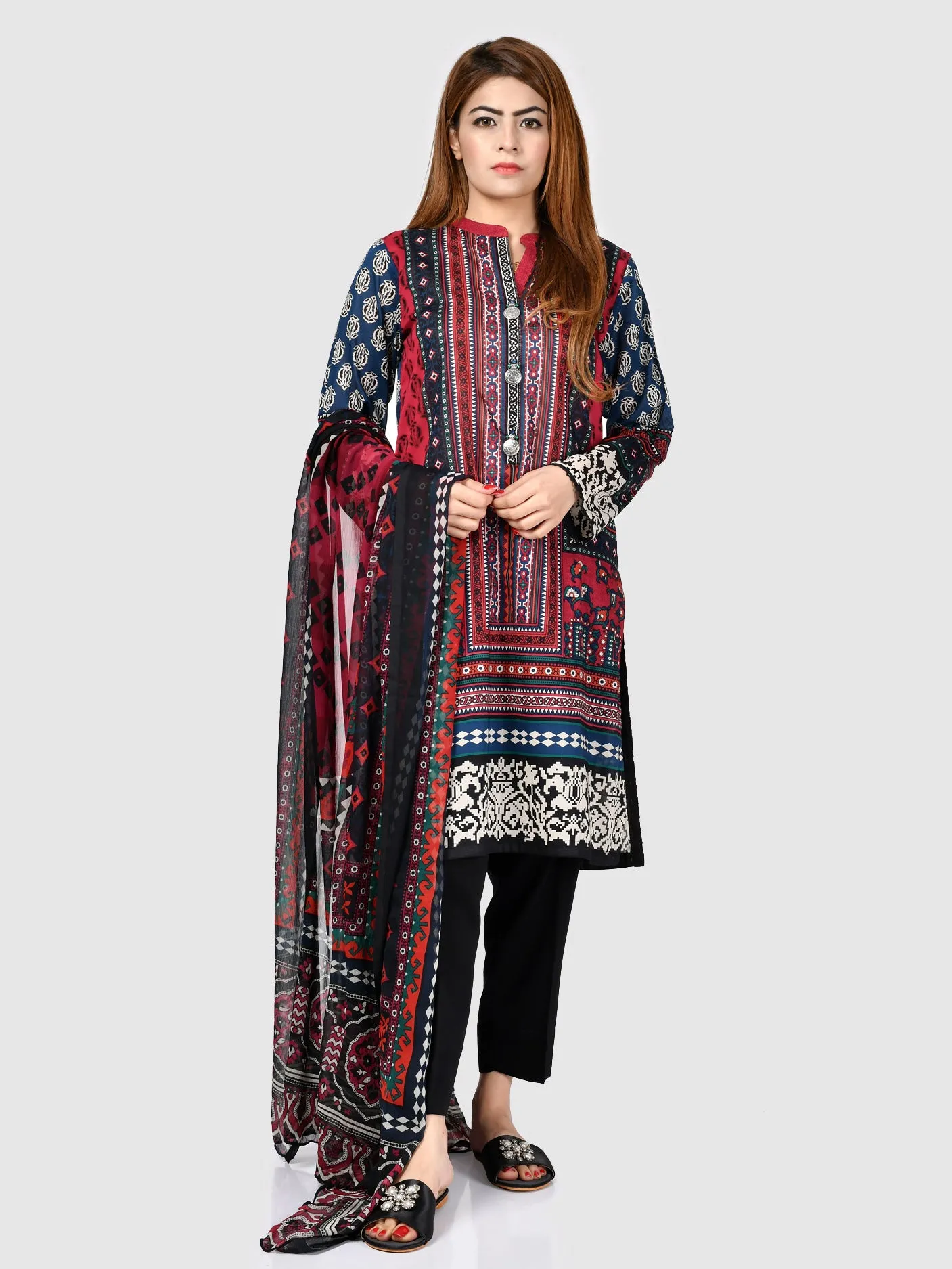 Printed Lawn Suit