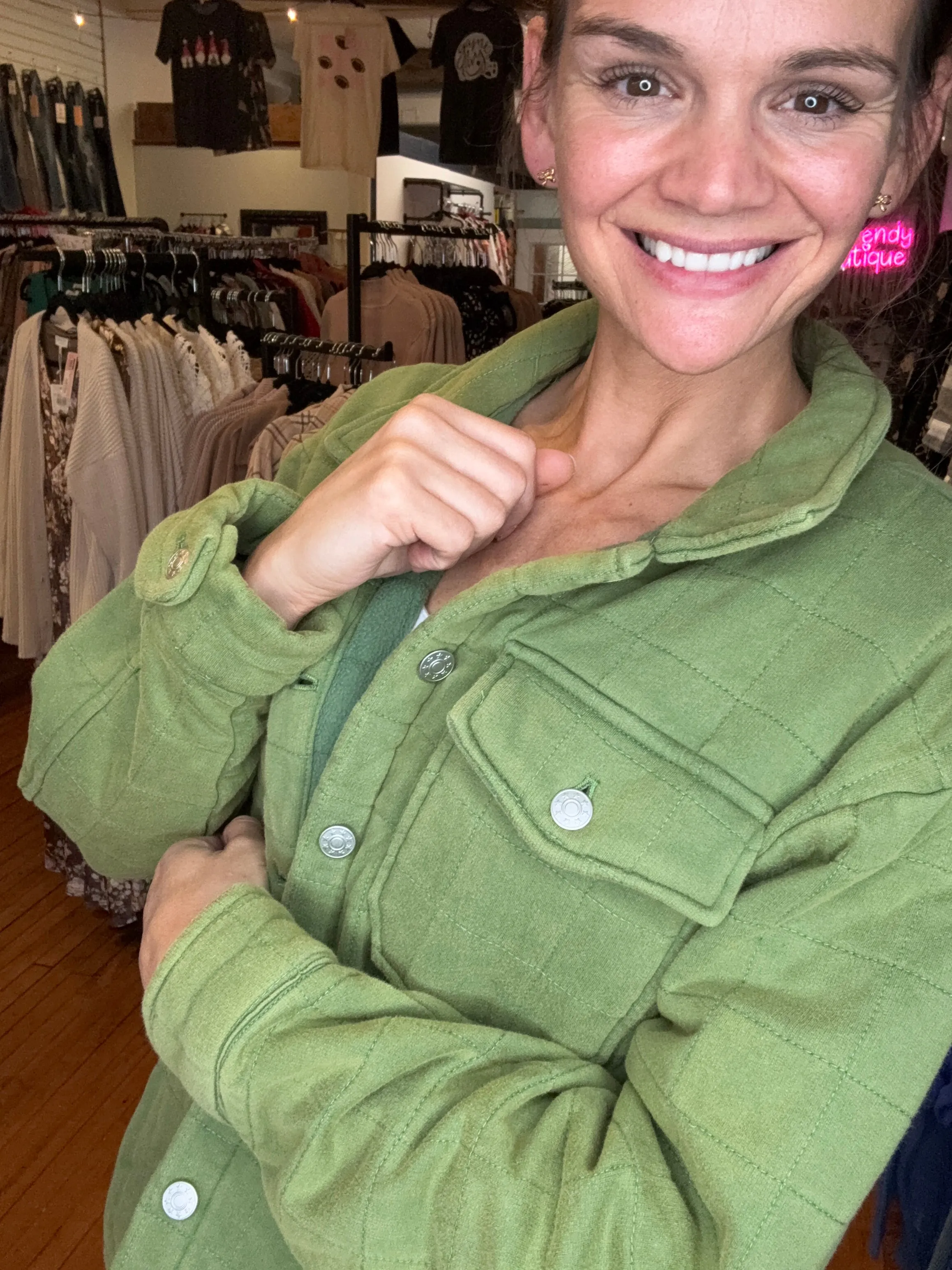 Quincey Quilted Layering Jacket