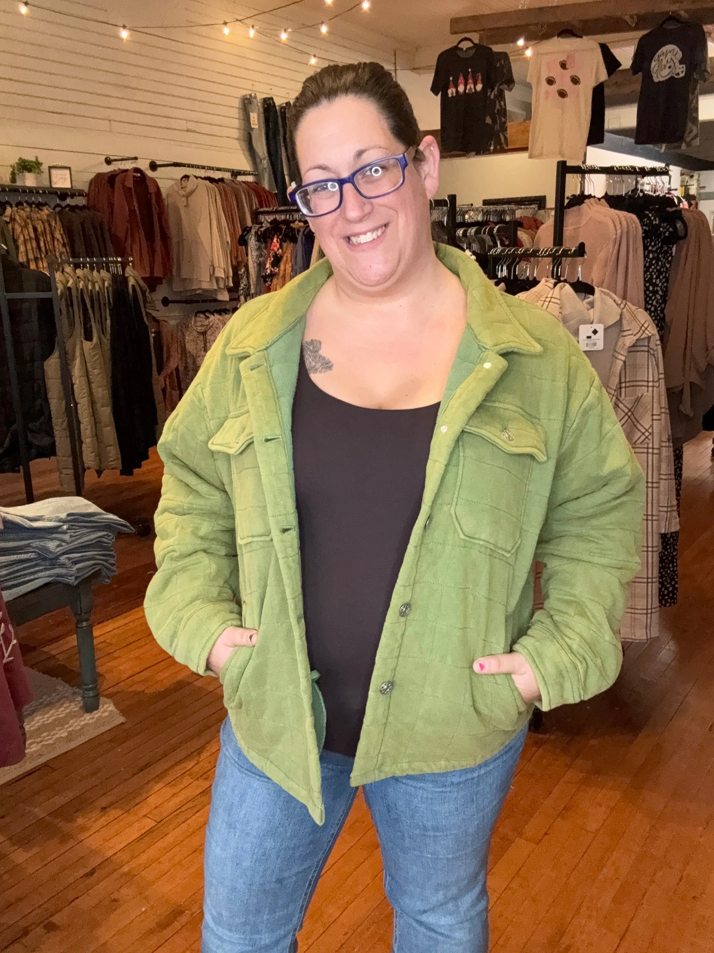 Quincey Quilted Layering Jacket