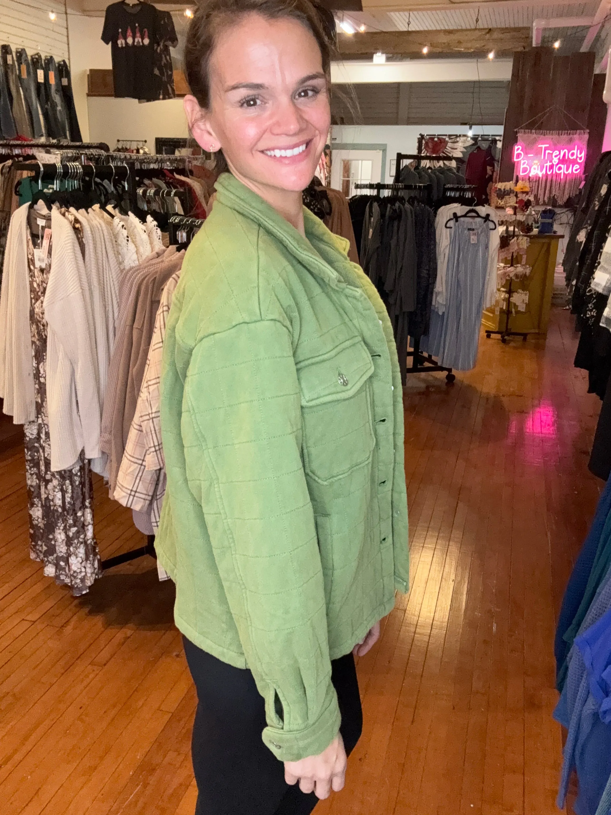 Quincey Quilted Layering Jacket
