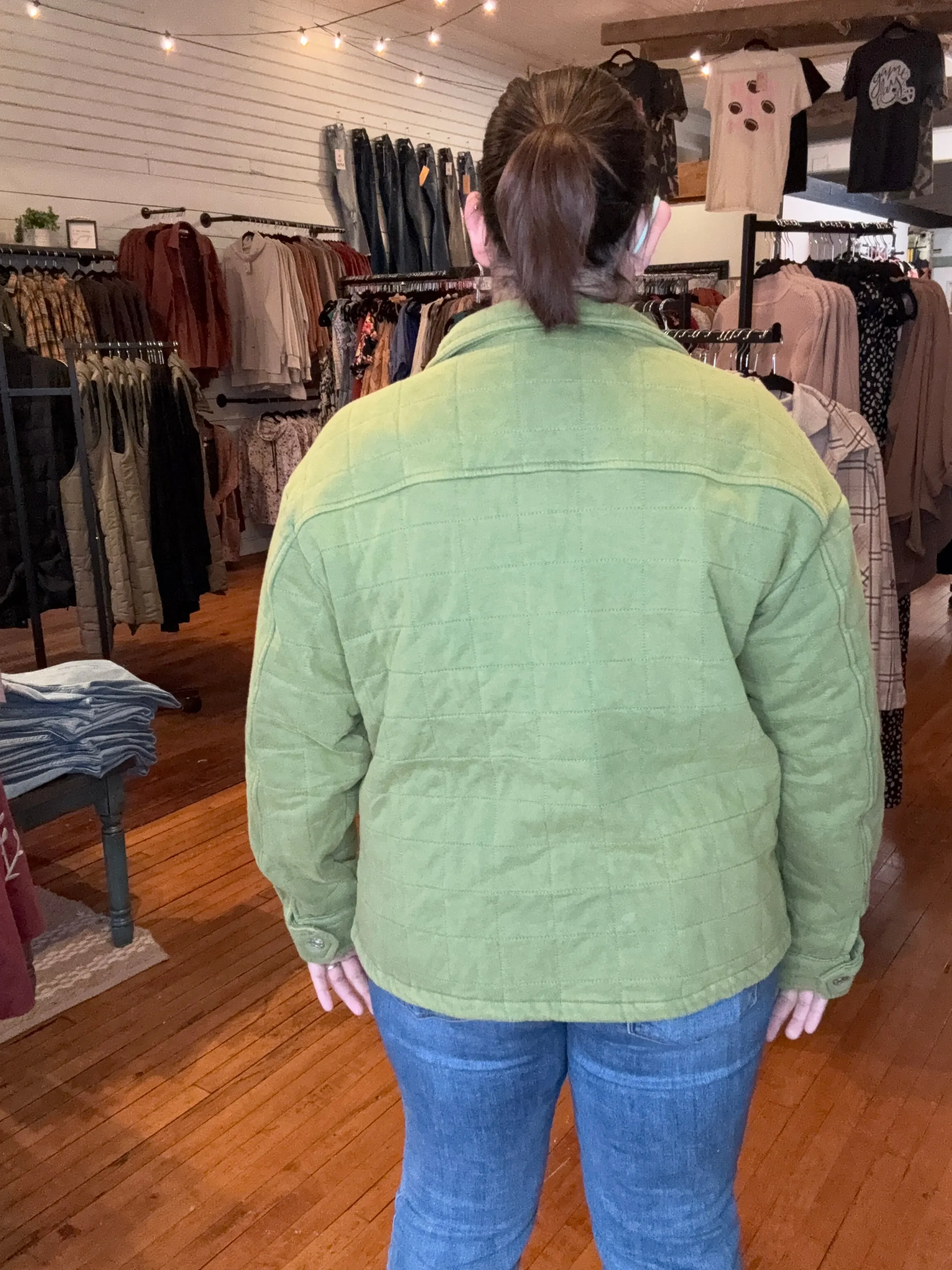 Quincey Quilted Layering Jacket
