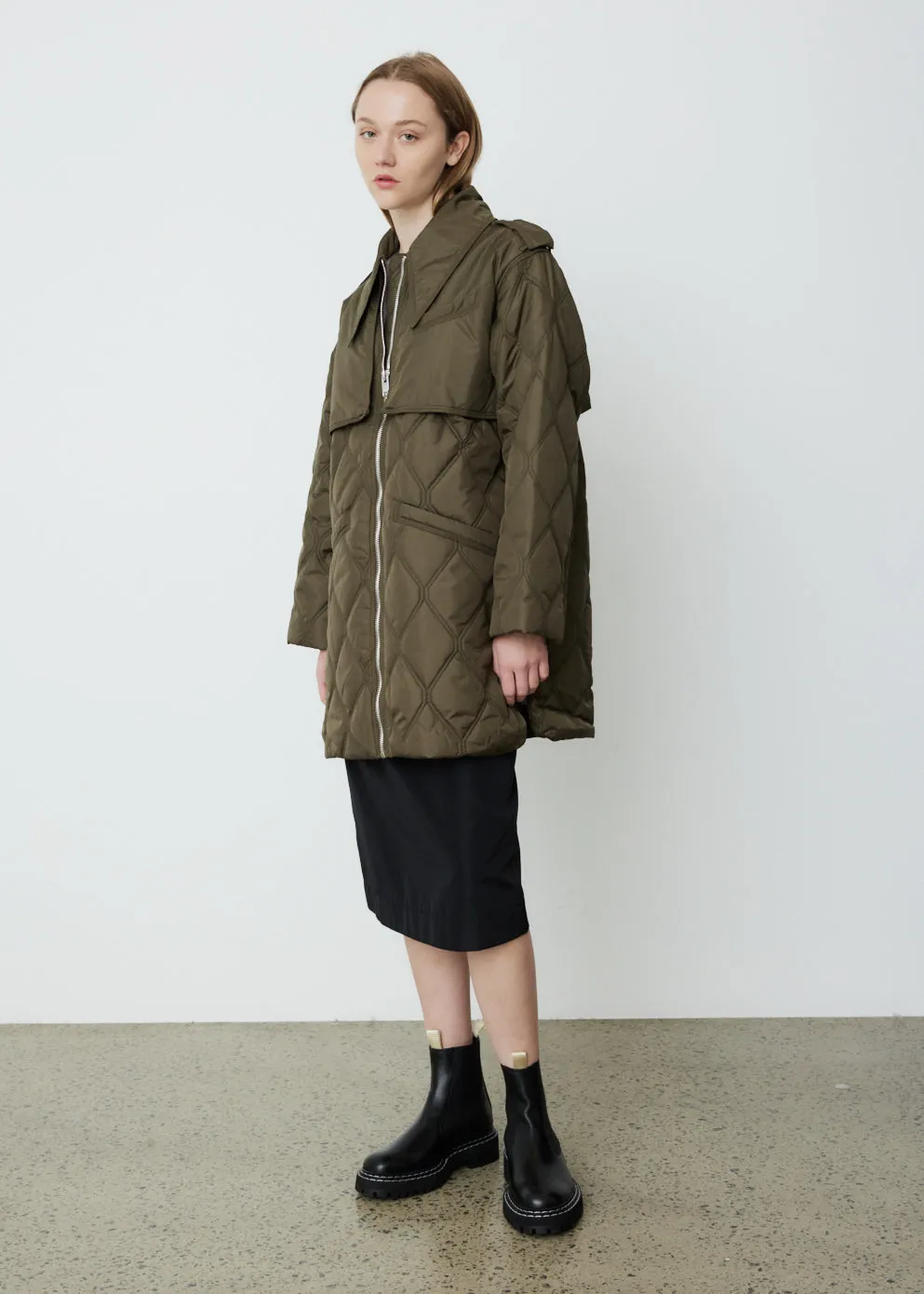 Recycled Ripstop Quilted Jacket
