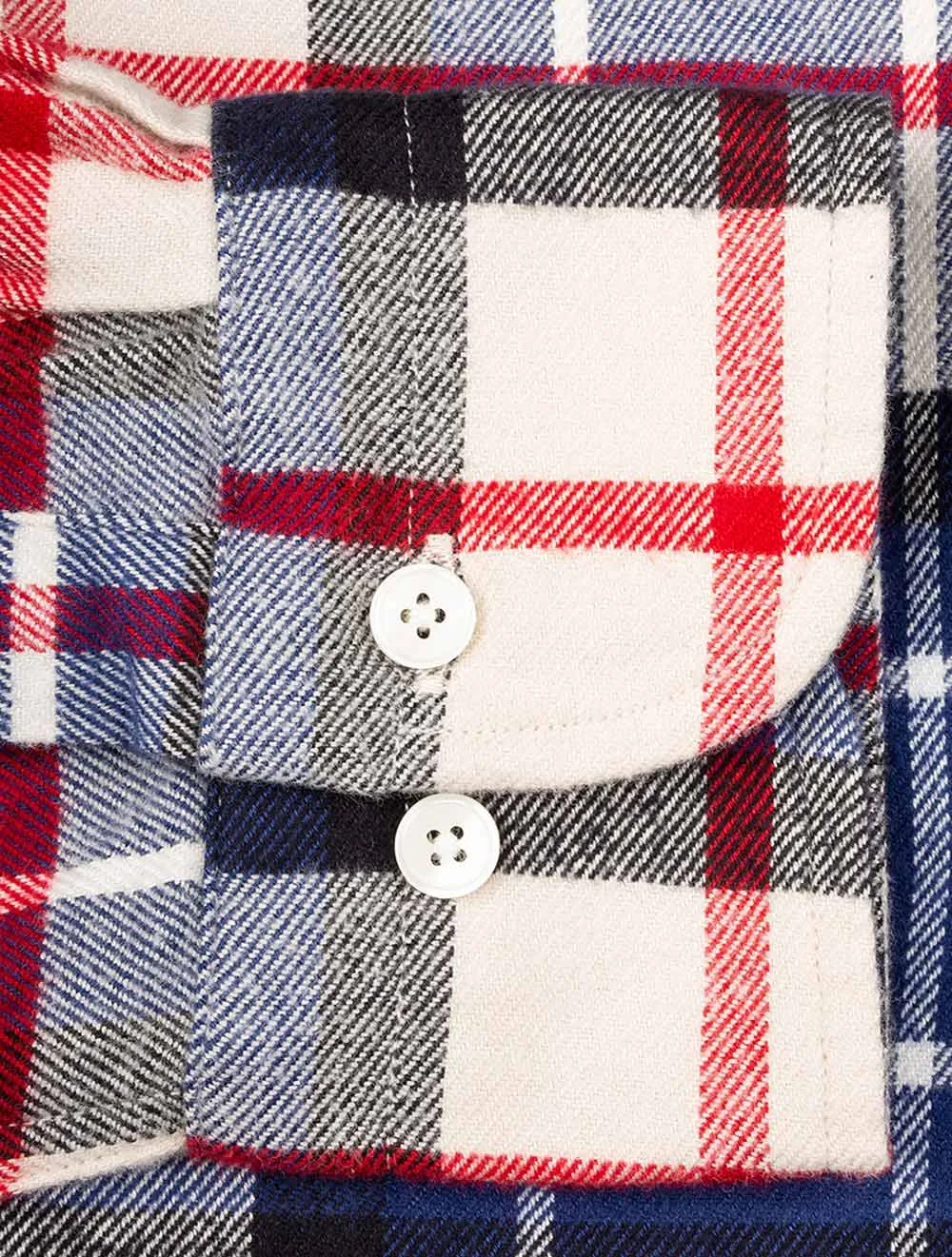 Regular Fit Flannel Tartan Shirt Deep Blue