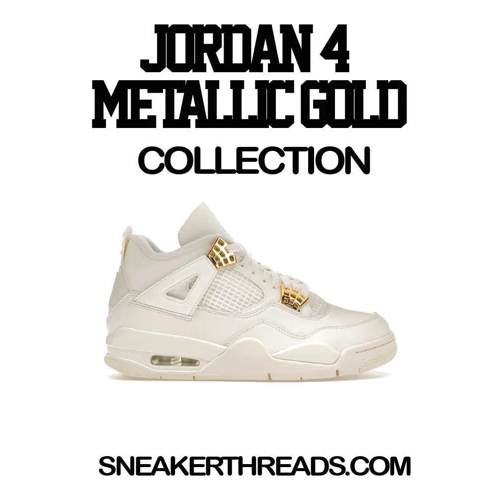 Retro 4 Metallic Gold Mindset Shirt