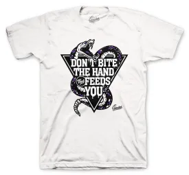 Retro 4 Purple Metallic Hand that Feeds Shirt