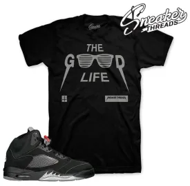 Retro 5 Metallic Good Life Shirt