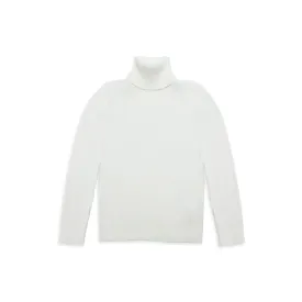 Ribbed Turtleneck white
