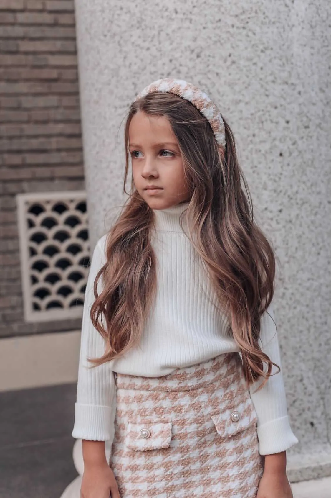 Ribbed Turtleneck white