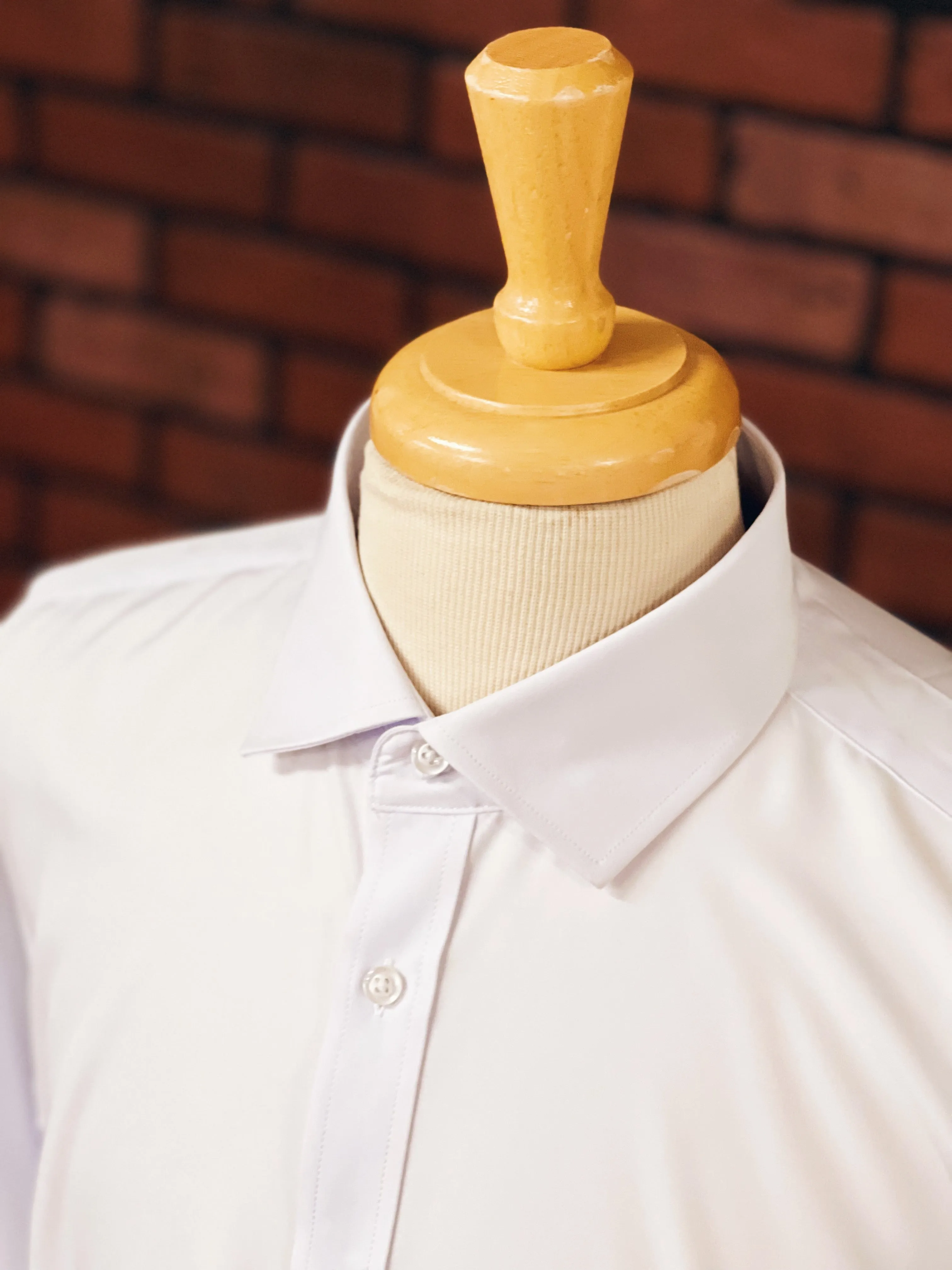 Robbins & Brooks 4-Way Flex Blue Dress Shirt Short Sleeve