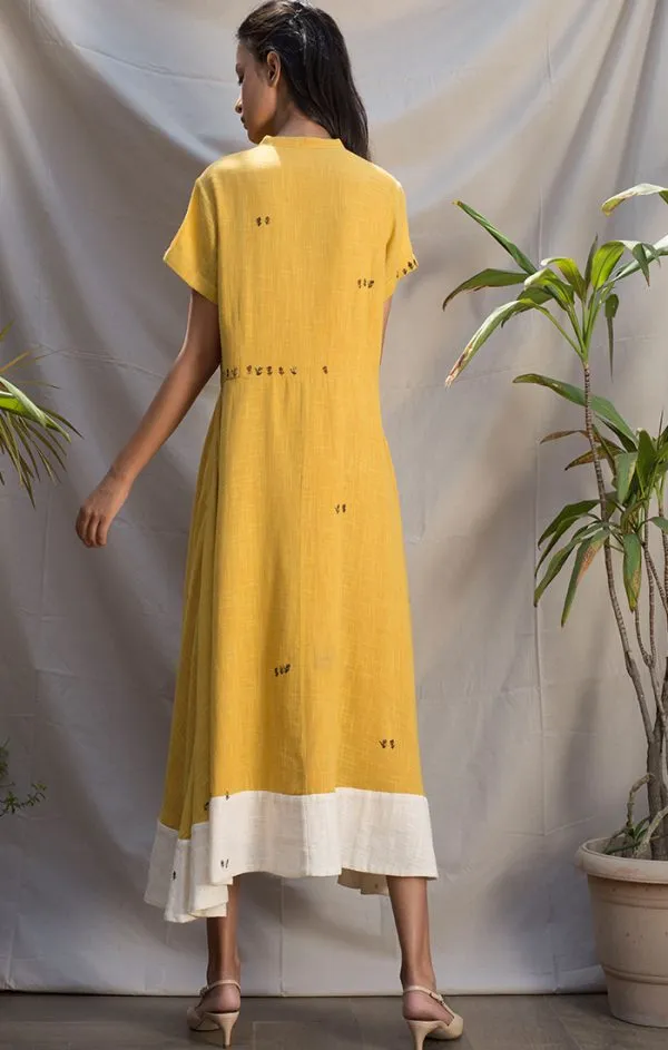 Shirt Dress - Mustard
