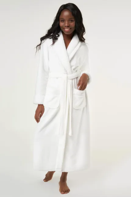 Soft Plush Fleece Women's Robe