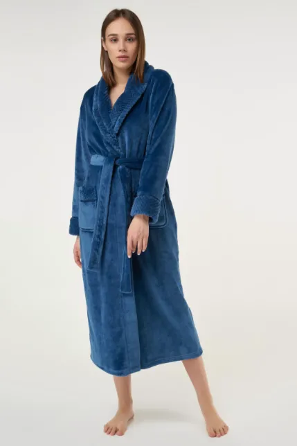 Soft Plush Fleece Women's Robe