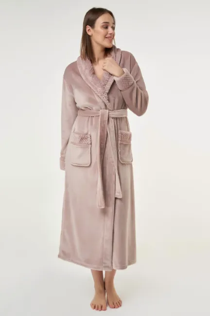Soft Plush Fleece Women's Robe