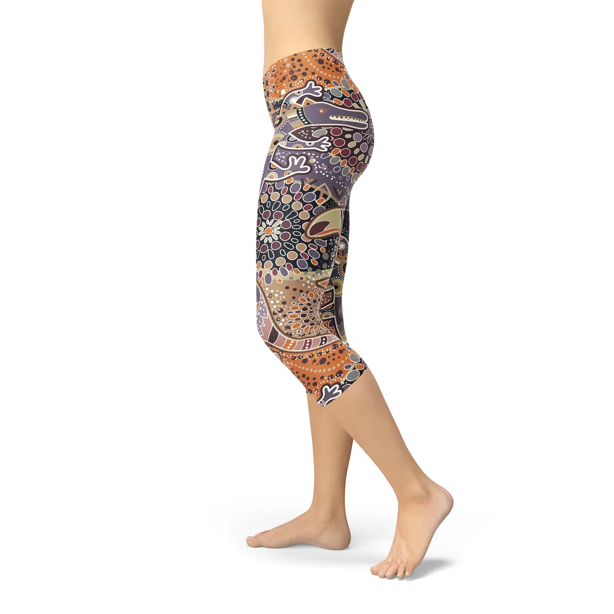 Spirit of Dreamtime Women's Capri Leggings