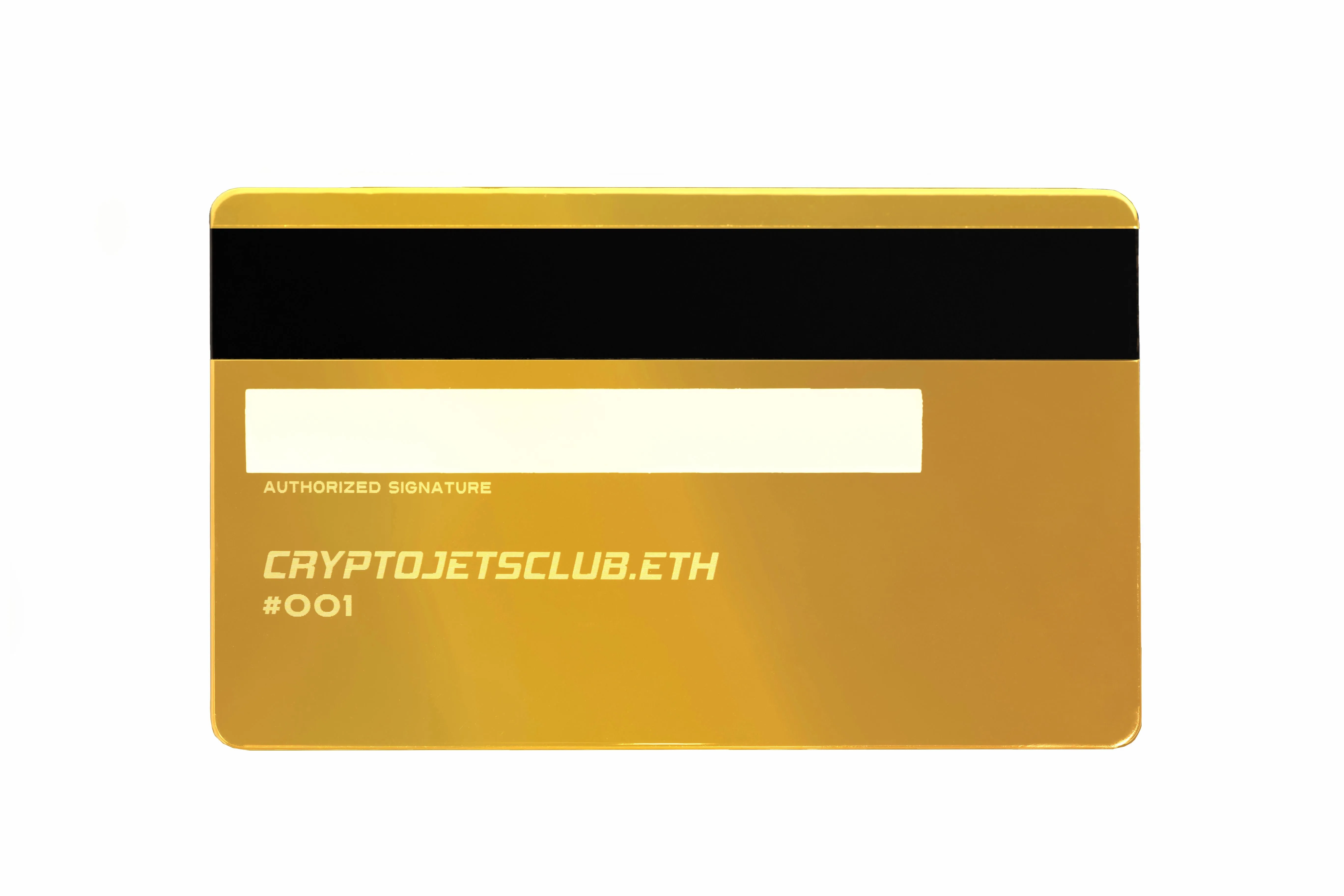 The "CryptoJetsClub" Card (Limited Edition)