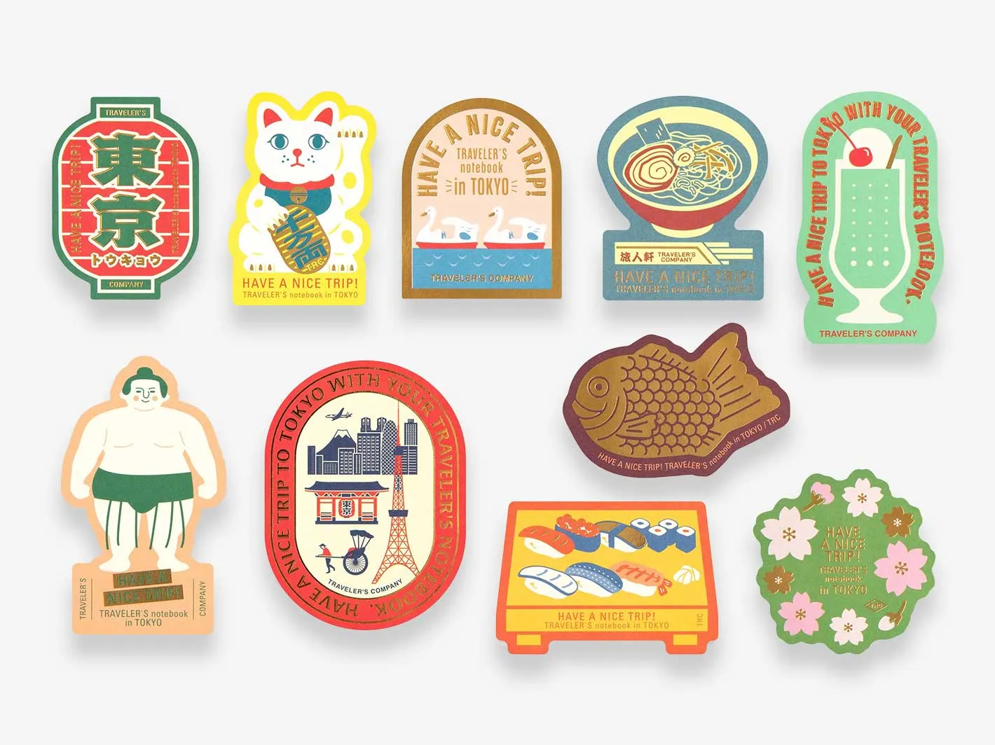 TRAVELER'S notebook Sticker Set TOKYO Edition